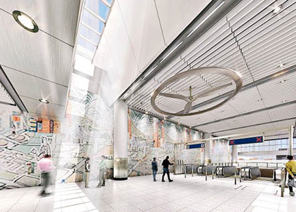 東鐵綫古洞站等7個籌建中的港鐵車站獲「綠建環評」認證。