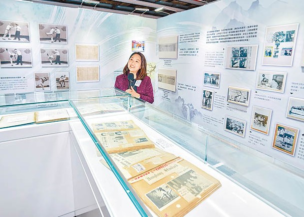 展覽可以感受中華武藝近數十年的傳播。
