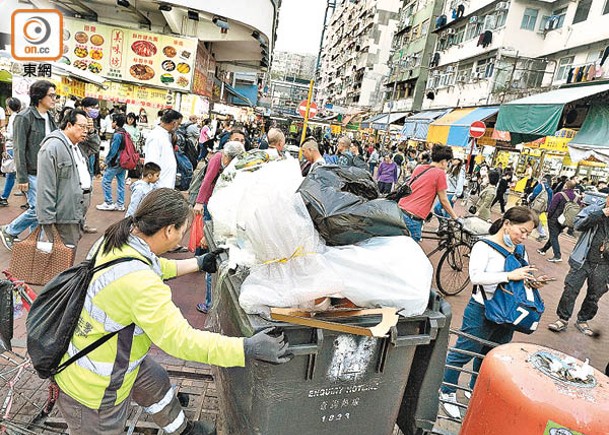 政府推行垃圾徵費前未先與食肆等業界測試指定垃圾袋的載重能力及質素。
