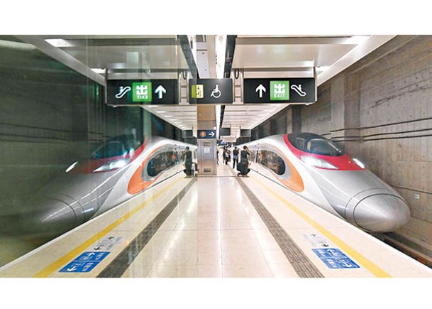 高鐵往返粵港  10日逾67萬人次乘搭