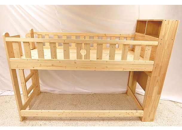 圍柵存夾傷風險  一款兒童高架床禁售