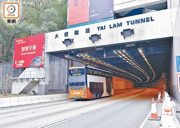 大欖隧道專營權於明年5月30日屆滿。