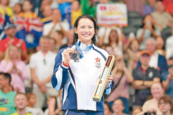 何詩蓓是香港歷來累積最多奧運獎牌的運動員。<br>（Getty Images圖片）