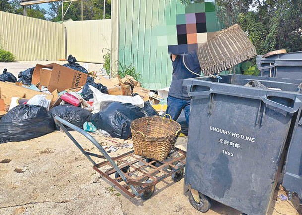 鄉郊地區非法棄置垃圾問題嚴重。