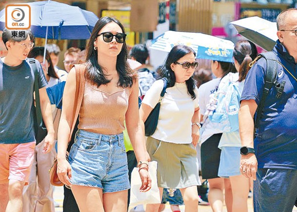 炎夏逼人昨上水錄37℃  黃色暑熱警告歷時7小時