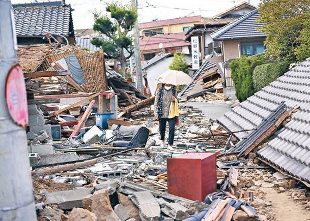 熊本於2016年發生高達7.3級的地震。