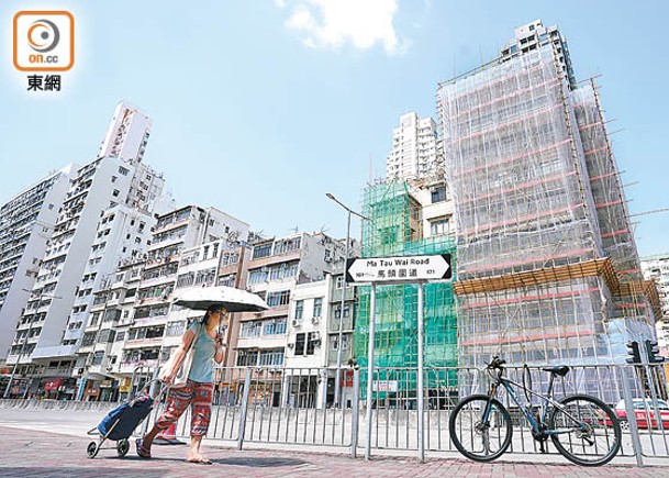 市建局刊憲，開展土瓜灣馬頭圍道/落山道重建項目。（袁志豪攝）