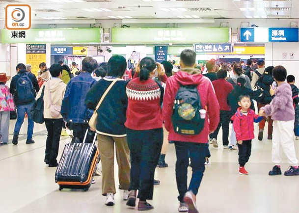 近年港人北上成風，減少在港消費。