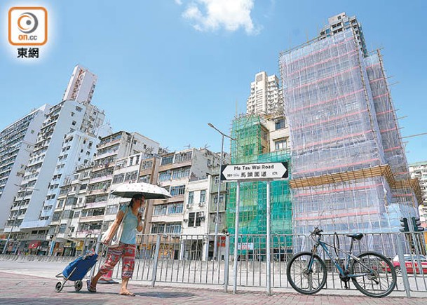 早前市建局啟動土瓜灣馬頭圍道的新重建項目。