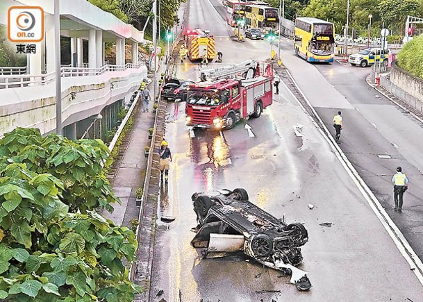 捱撞反轉  揭私家車司機酒駕