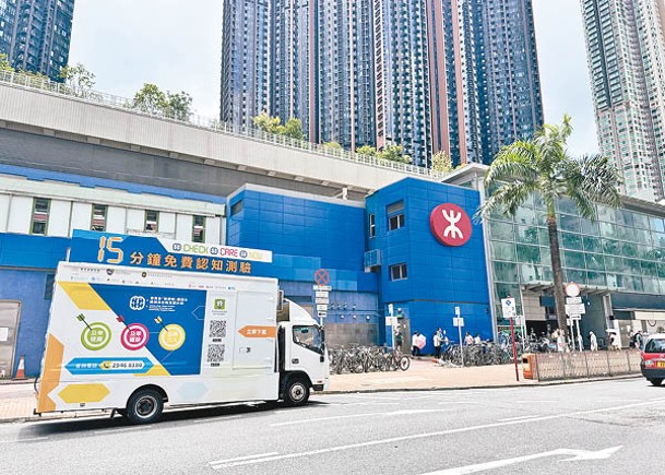 「智康健」流動車會在本月游走大圍站外等位置。