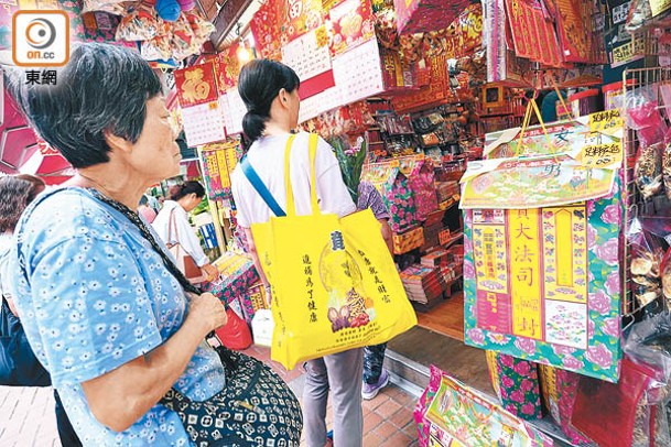 紙祭品銷情較往年跌三成多。