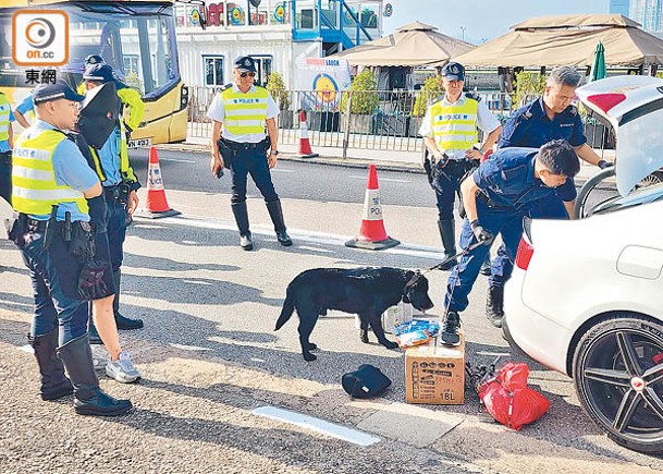 衝路障切雙白線逃  司機藥酒駕終被捕