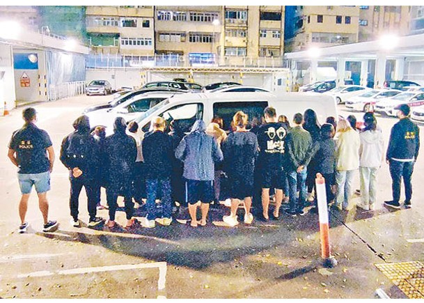 荃灣旺角冚賭  34人就逮