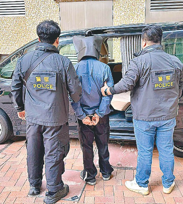 涉案疑犯被捕。