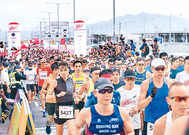 今跑半馬拉松賽事  港珠澳橋分3段封路