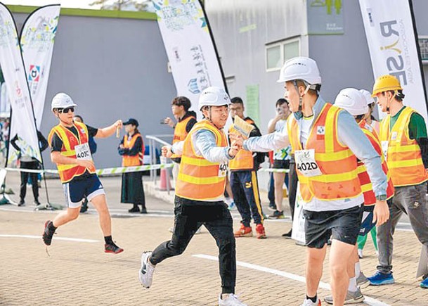 建造業開心跑  途經大埔多個地標