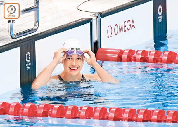 何詩蓓於強項200米自由泳再次封后。