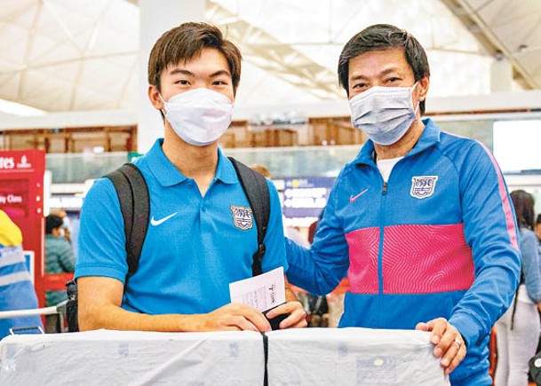 朱志光（右）回復總教練身份領傑志出戰亞冠盃。（傑志圖片）