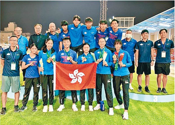 U18田徑亞錦賽港隊大豐收