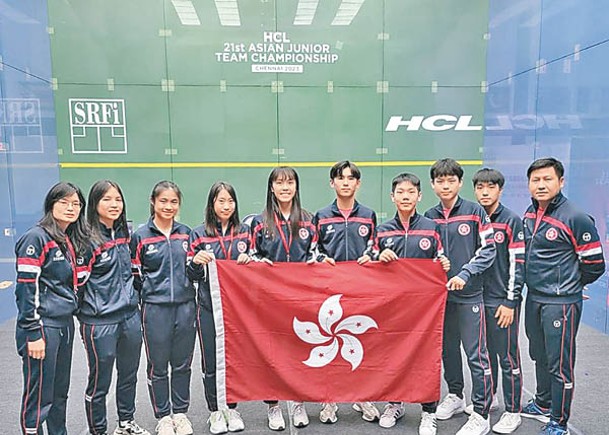 亞洲青少年壁球錦標賽  港男女隊旗開得勝