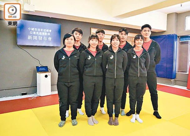 香港柔道隊決出亞運8人提名名單。