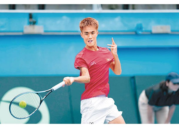 王康傑獲外卡資格出戰月底中銀香港網賽。（公關圖片）
