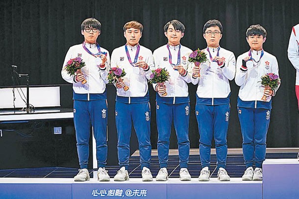 香港電競代表在亞運贏得一面銀牌。