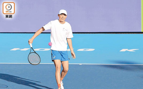 黃澤林自言網球為他帶來的喜悅不只於贏波。