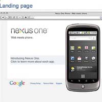 業界盛傳Nexus One會在CES前搶先公布。圖為網上流傳的手機圖樣。