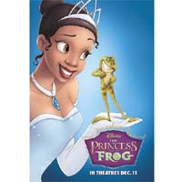《公主與青蛙》去年十二月起在美國上映。圖為電影海報。
