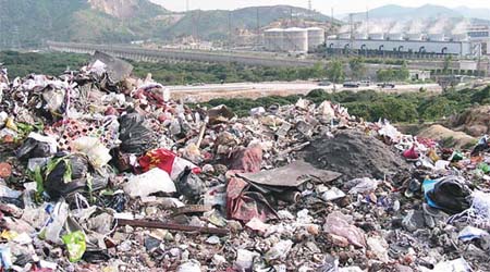 東莞工廠林立，環境污染嚴重。	（資料圖片）
