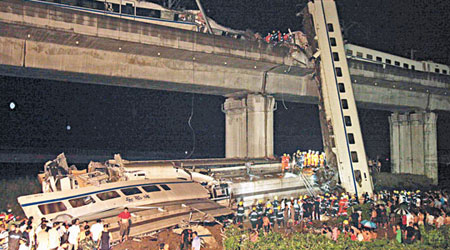 溫州高鐵列車事故造成嚴重人命傷亡。（資料圖片）