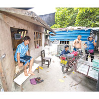 三沙永興島的漁民大多自己搭建木屋居住。（中新社圖片）