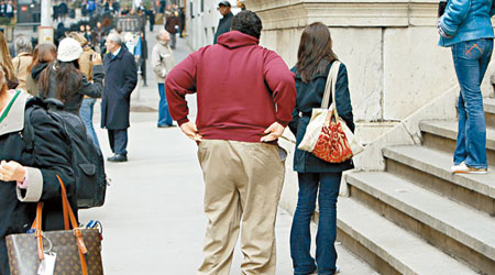 美國肥胖問題嚴重，影響民眾健康。（資料圖片）