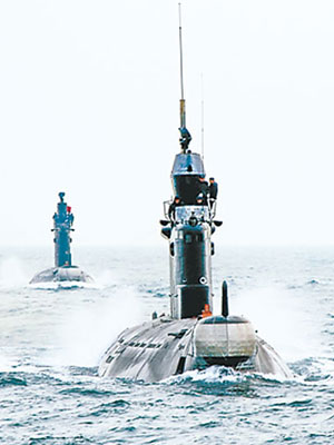 傳中國已部署大量潛艇，圖將日本趕出爭議海域。（資料圖片）