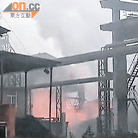 白廟村<br>位於白廟村附近的鋼鐵廠每日在作業時產生大量粉塵。
