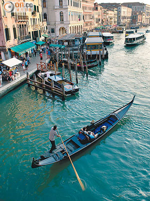 威尼斯近年飽受洪潮沖擊，面臨被淹威脅。
