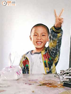 遭殺害的七歲男童何宇琦。（相片由家屬提供）