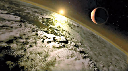 NASA在太陽系外發現五個行星有水的痕迹。（互聯網圖片）