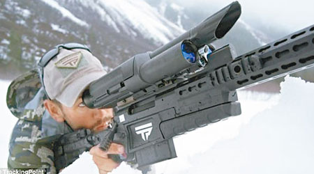 美國軍方據指已買下六支新型智能步槍。圖為TrackingPoint的另一款智能槍。（互聯網圖片）