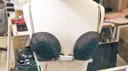 「真愛bra」內藏有心跳測量儀。（互聯網圖片）