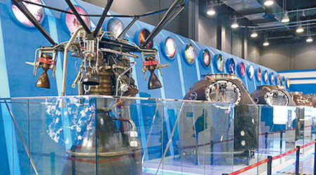 展覽最矚目的是神舟系列太空船返回艙。（互聯網圖片）