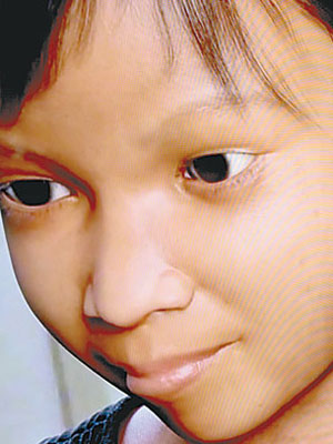 早前，關注兒童組織以電腦虛擬出的3D十歲菲律賓女童「甜心」。