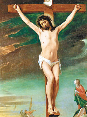 專家研究指出，耶穌被釘十字架時是舉起雙手（圖），而不是橫放。（互聯網圖片）