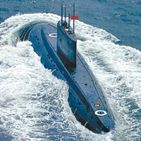 解放軍網站張貼東海艦隊潛艇演練（互聯網圖片）