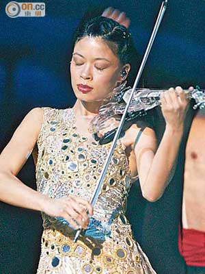 陳美曾在世界各地表演小提琴。（資料圖片）