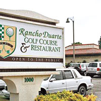 杜廈購買的Rancho Duarte高爾夫俱樂部原址為垃圾場。（互聯網圖片）