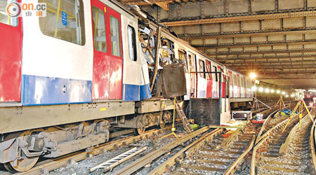 倫敦地鐵於○五年時曾遭恐襲，五十二人因而喪命。