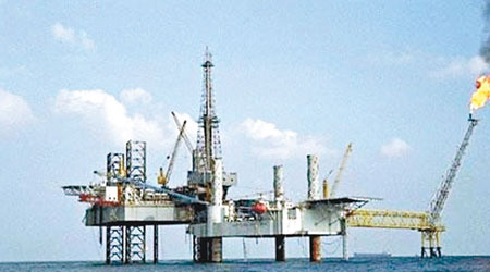 越南在南海設鑽油台開採石油天然氣。